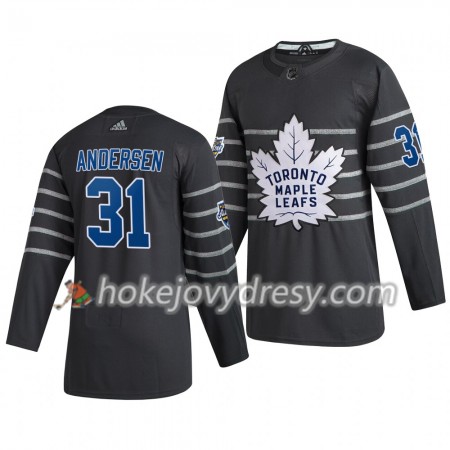 Pánské Hokejový Dres Toronto Maple Leafs Frederik Andersen 31  Šedá Adidas 2020 NHL All-Star Authentic